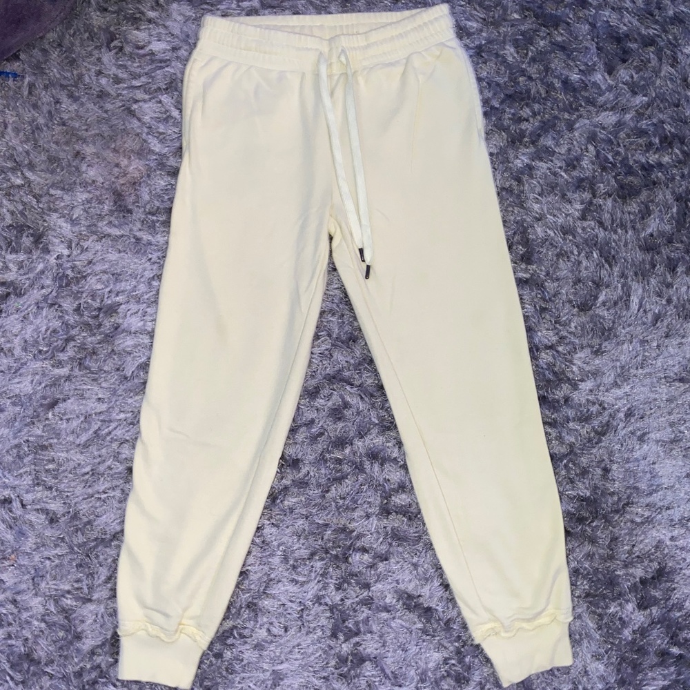 Yellow joggers